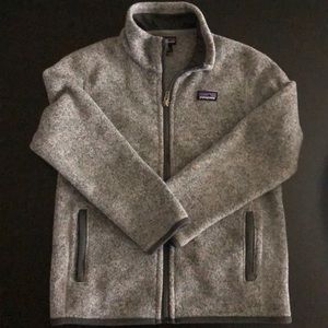 Kids grey Patagonia better sweater size small